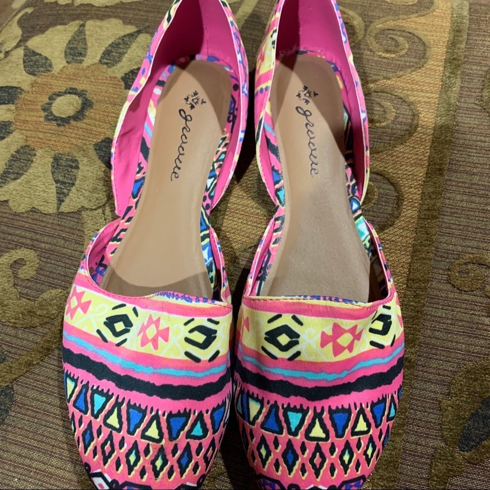 Groove espadrille Style Aztec Print Shoes